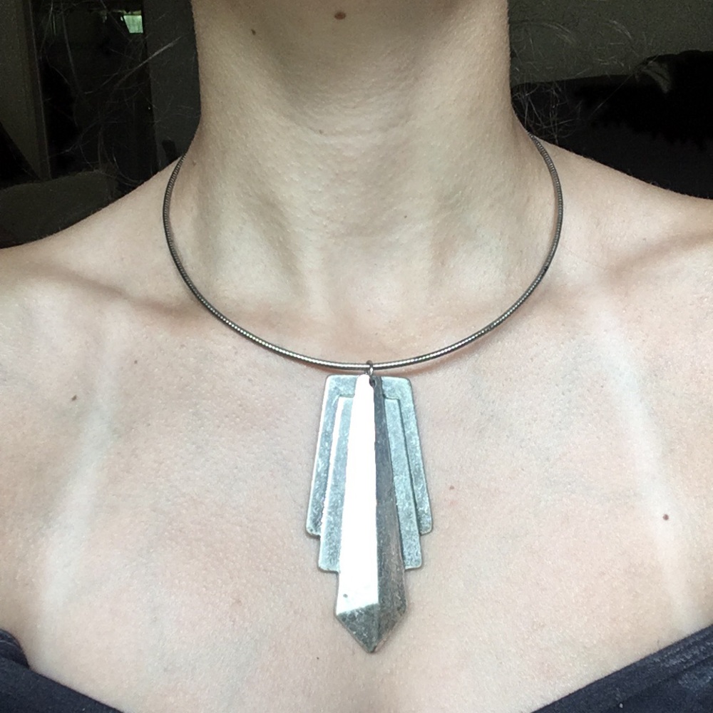 NWOT Art Deco Statement Choker - Picture 1 of 11